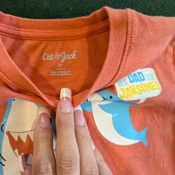 Bundle Boy's Shark Short Sleeve T-shirts 4T 💙 - Picture 6 of 15